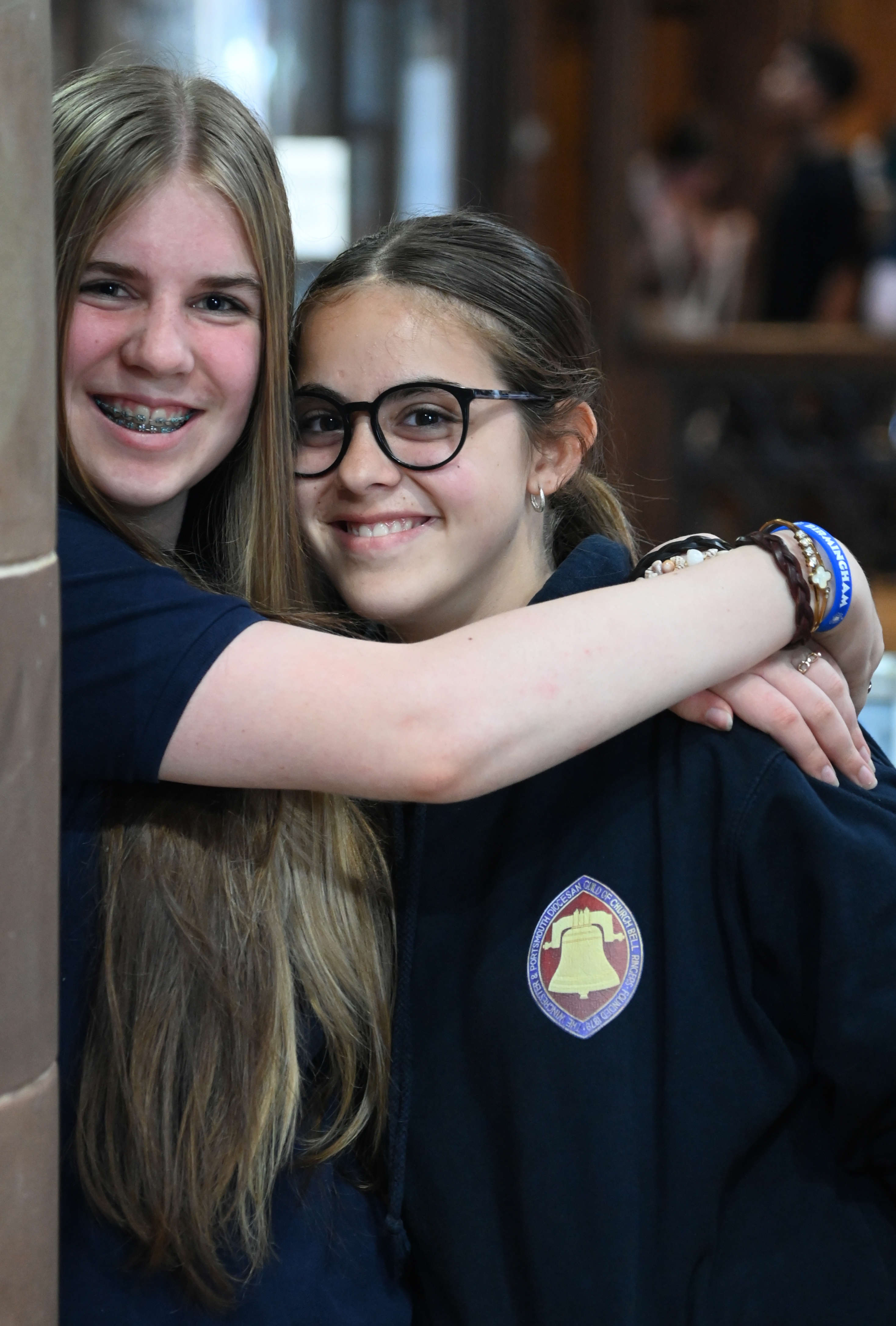 Young ringers smiling together