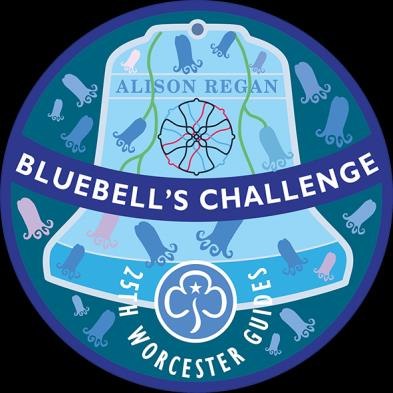 Bluebell's Challenge badge from 25th Worcester Guides